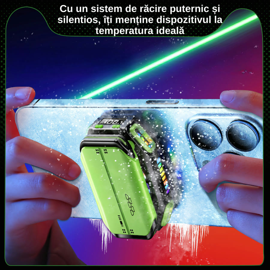 Răcitor Magnetic pentru Telefon cu Baterie – Răcire TEC Gaming iPhone Android – imagine 5