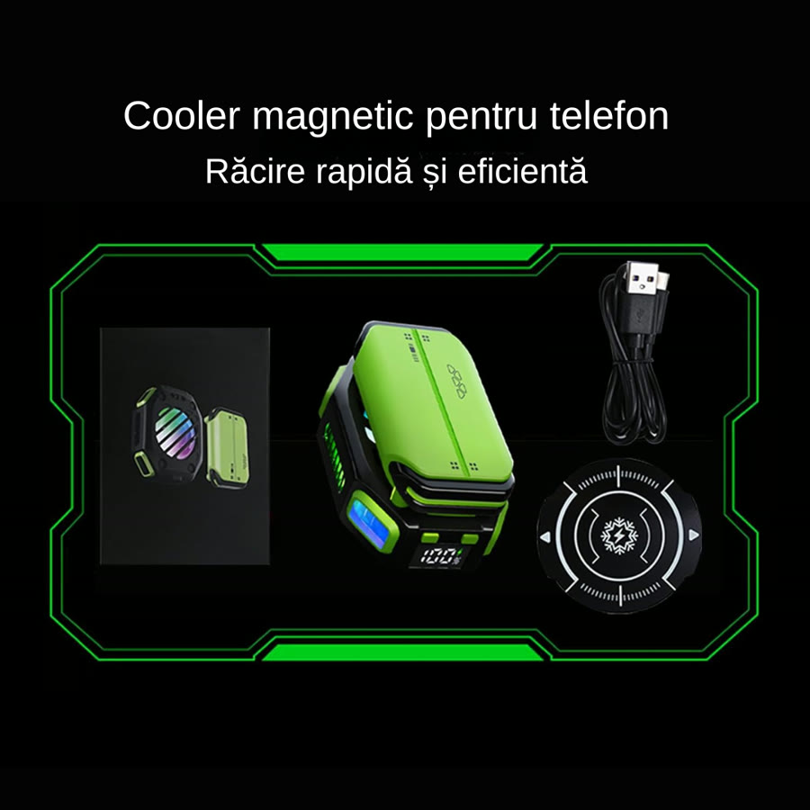 Răcitor Magnetic pentru Telefon cu Baterie – Răcire TEC Gaming iPhone Android – imagine 11